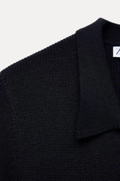 Outlet VESTIDO MIDI PUNTO BOTONES Mujer Vestidos|Cárdigan / Jerséis