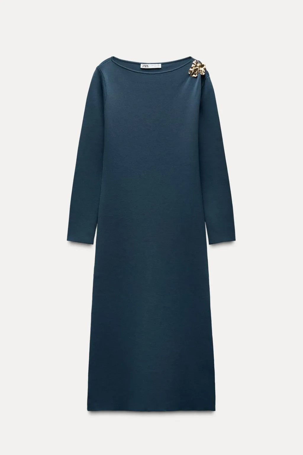 Hot VESTIDO MIDI PUNTO LISO Mujer Vestidos|Cárdigan / Jerséis