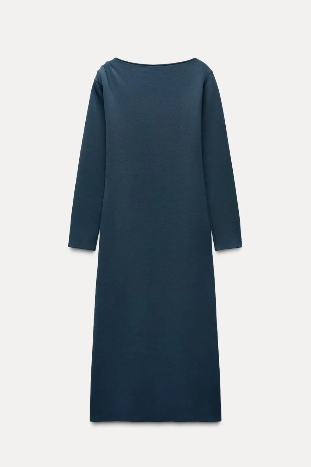 Hot VESTIDO MIDI PUNTO LISO Mujer Vestidos|Cárdigan / Jerséis