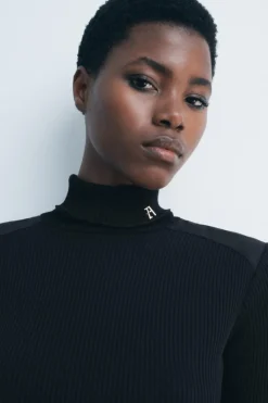 Hot VESTIDO MIDI RIB Mujer Vestidos