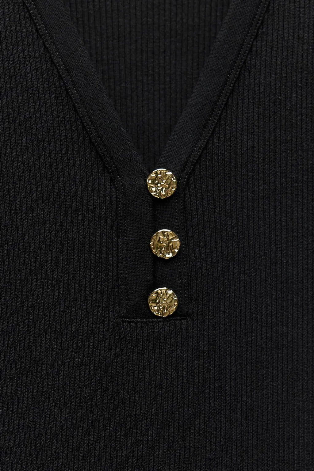 Clearance VESTIDO MIDI RIB BOTONES Mujer Vestidos