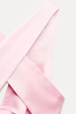 Online VESTIDO MIDI SATINADO Mujer Vestidos