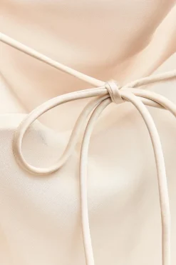 Clearance VESTIDO MIDI SATINADO FLOR Mujer Vestidos