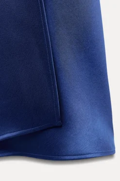 Online VESTIDO MIDI SATINADO ZW COLLECTION Mujer Vestidos