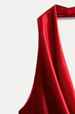 Fashion VESTIDO MIDI TERCIOPELO Mujer Vestidos