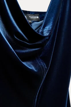 Fashion VESTIDO MIDI TERCIOPELO ZW COLLECTION Mujer Vestidos