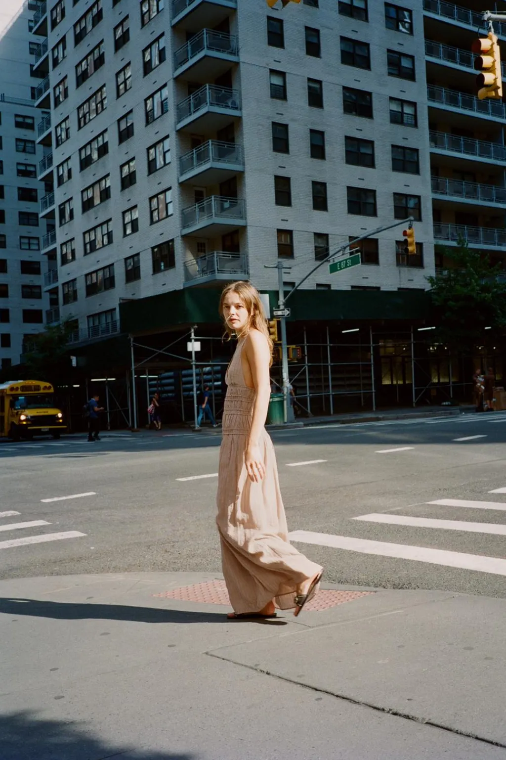 Discount VESTIDO MIDI TEXTURA Mujer Vestidos