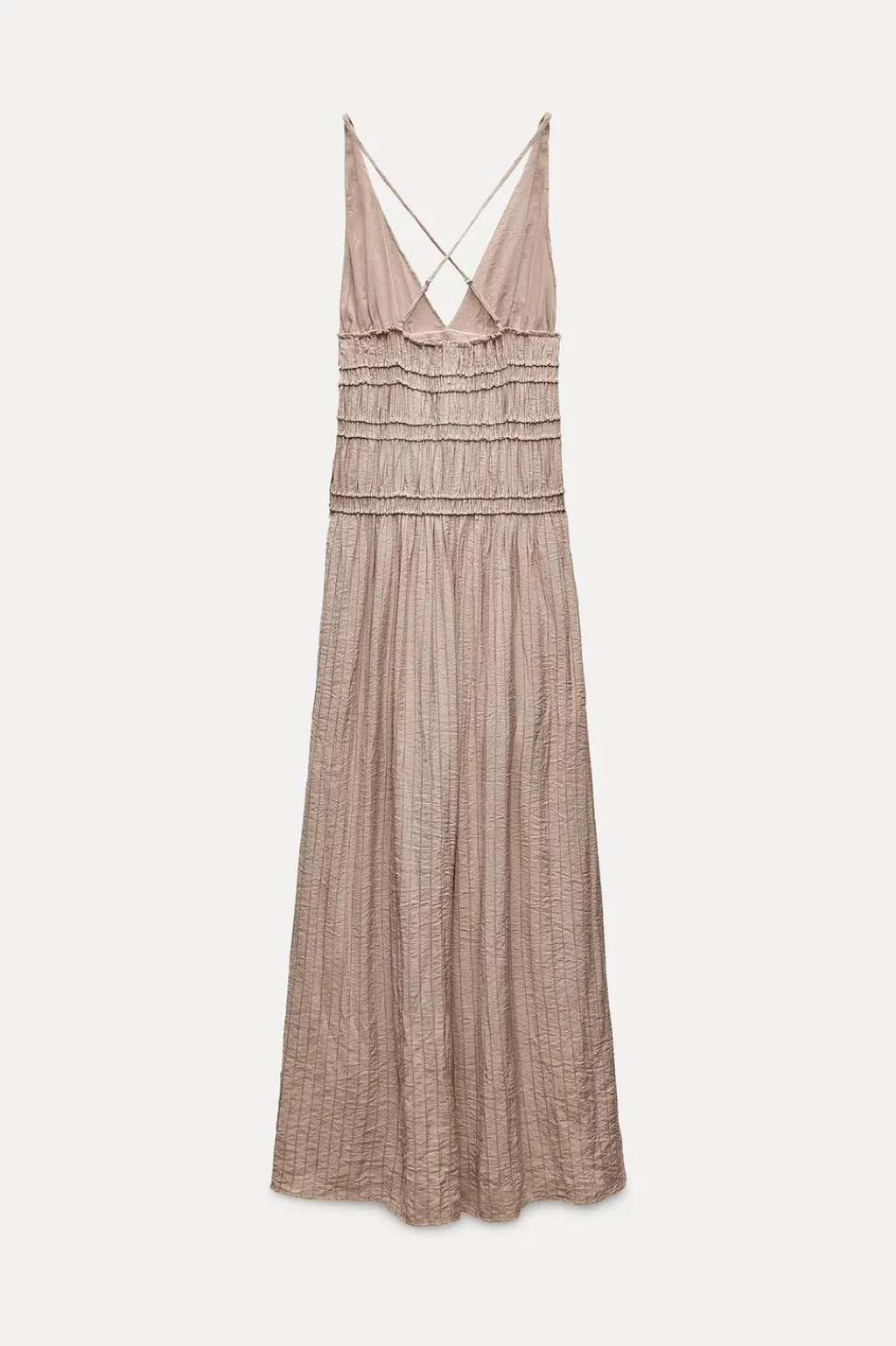 Discount VESTIDO MIDI TEXTURA Mujer Vestidos