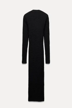 Sale VESTIDO MIDI TEXTURA Mujer Vestidos