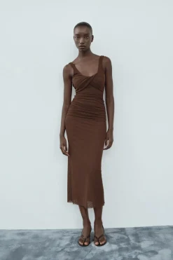 Clearance VESTIDO MIDI TUL Mujer Vestidos