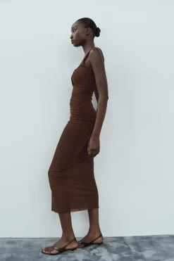 Clearance VESTIDO MIDI TUL Mujer Vestidos