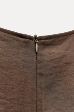 Hot VESTIDO MIDI VOLUMEN Mujer Vestidos