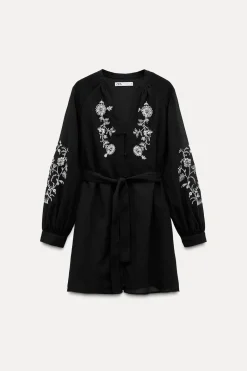 Hot VESTIDO MINI BORDADOS Mujer Vestidos