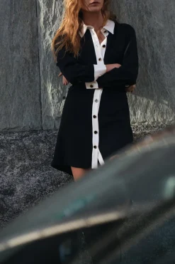 Hot VESTIDO MINI CREPE Mujer Vestidos