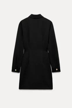 Fashion VESTIDO MINI CREPE Mujer Vestidos