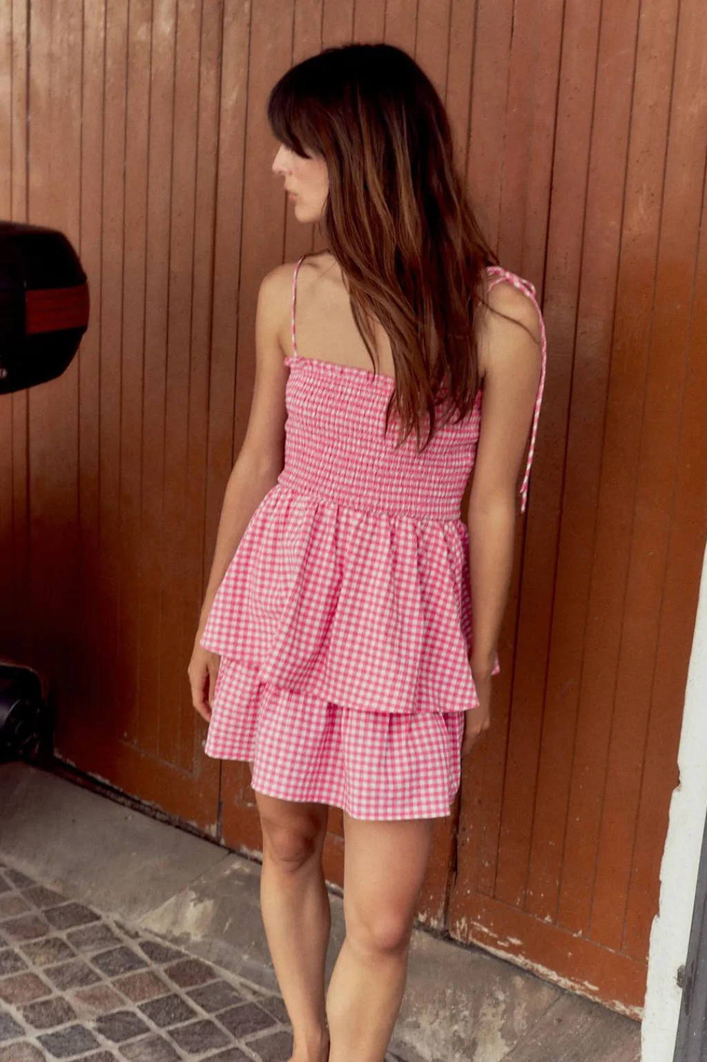 Clearance VESTIDO MINI CUADRO VICHY Mujer Vestidos