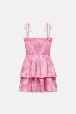 Clearance VESTIDO MINI CUADRO VICHY Mujer Vestidos