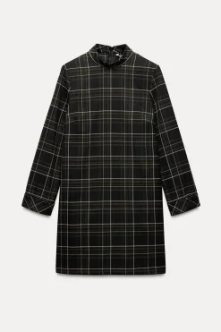 Online VESTIDO MINI CUADROS Mujer Vestidos