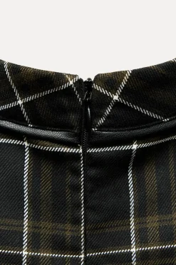 Online VESTIDO MINI CUADROS Mujer Vestidos