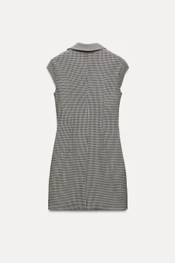 Hot VESTIDO MINI CUADROS Mujer Vestidos