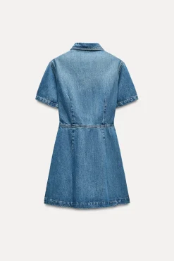 Hot VESTIDO MINI DENIM Z1975 Mujer Vestidos