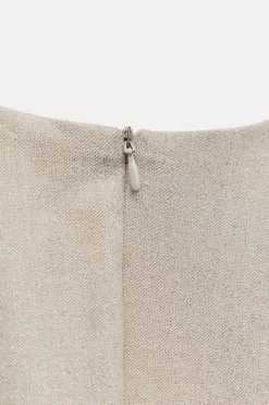 New VESTIDO MINI EFECTO BRILLO Mujer Vestidos