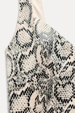 Clearance VESTIDO MINI ESTAMPADO ANIMAL Mujer Vestidos