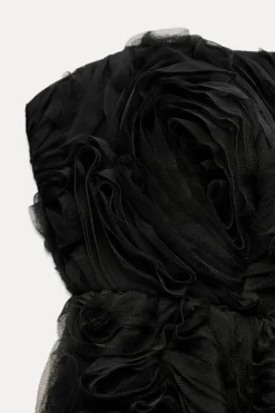 Best VESTIDO MINI ESTRUCTURA FLOR Mujer Vestidos