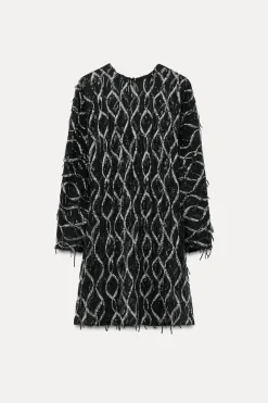 Clearance VESTIDO MINI FLECOS LENTEJUELAS Mujer Vestidos