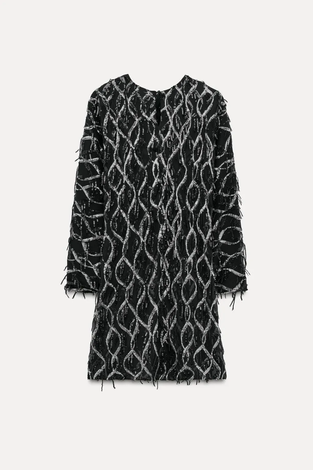 Clearance VESTIDO MINI FLECOS LENTEJUELAS Mujer Vestidos