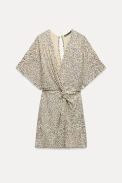 Outlet VESTIDO MINI LENTEJUELAS Mujer Vestidos