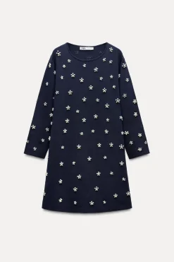 Online VESTIDO MINI PERLAS Mujer Vestidos|Cárdigan / Jerséis