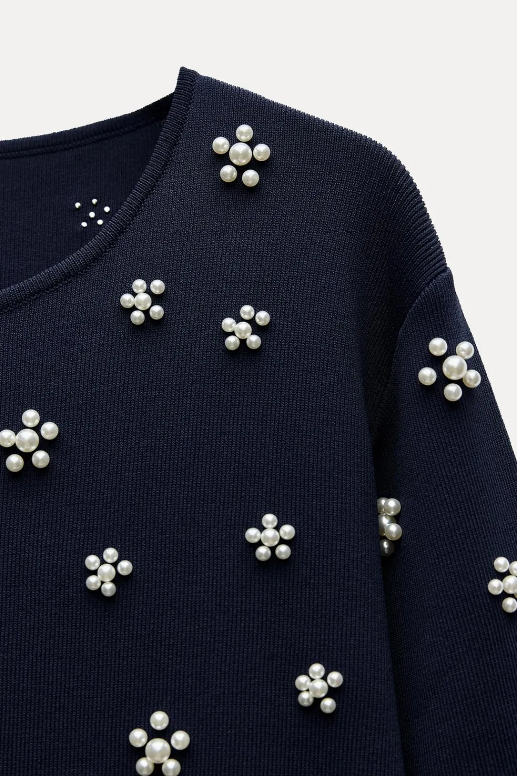 Online VESTIDO MINI PERLAS Mujer Vestidos|Cárdigan / Jerséis