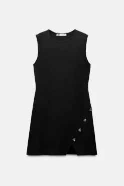 Sale VESTIDO MINI PUNTO Mujer Vestidos|Cárdigan / Jerséis