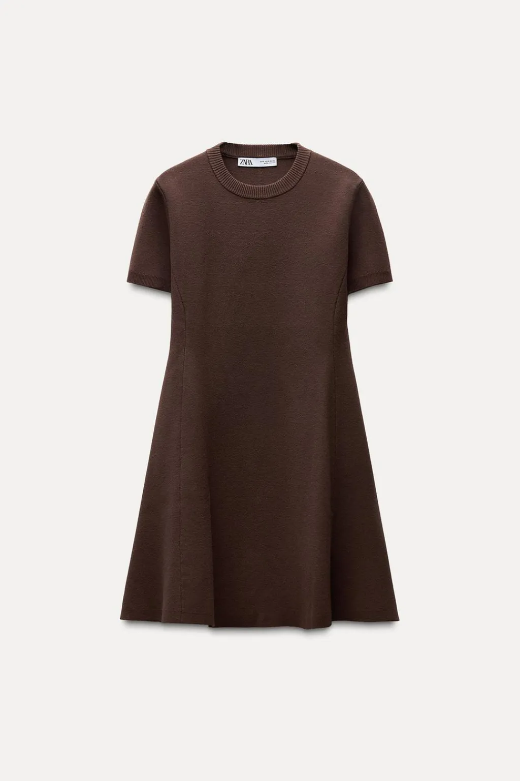 Online VESTIDO MINI PUNTO LISO Mujer Vestidos|Cárdigan / Jerséis