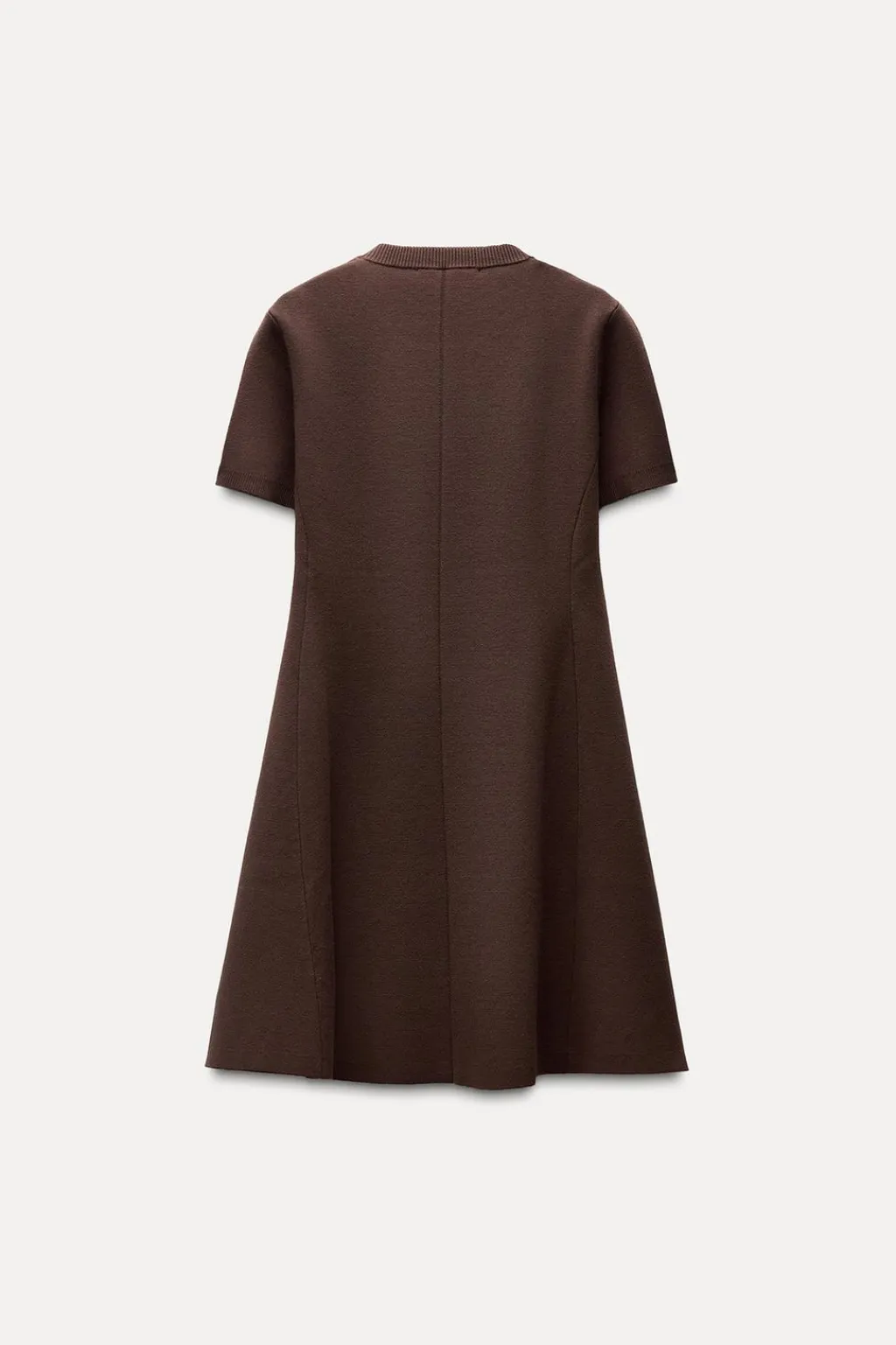 Online VESTIDO MINI PUNTO LISO Mujer Vestidos|Cárdigan / Jerséis