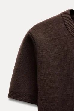 Online VESTIDO MINI PUNTO LISO Mujer Vestidos|Cárdigan / Jerséis