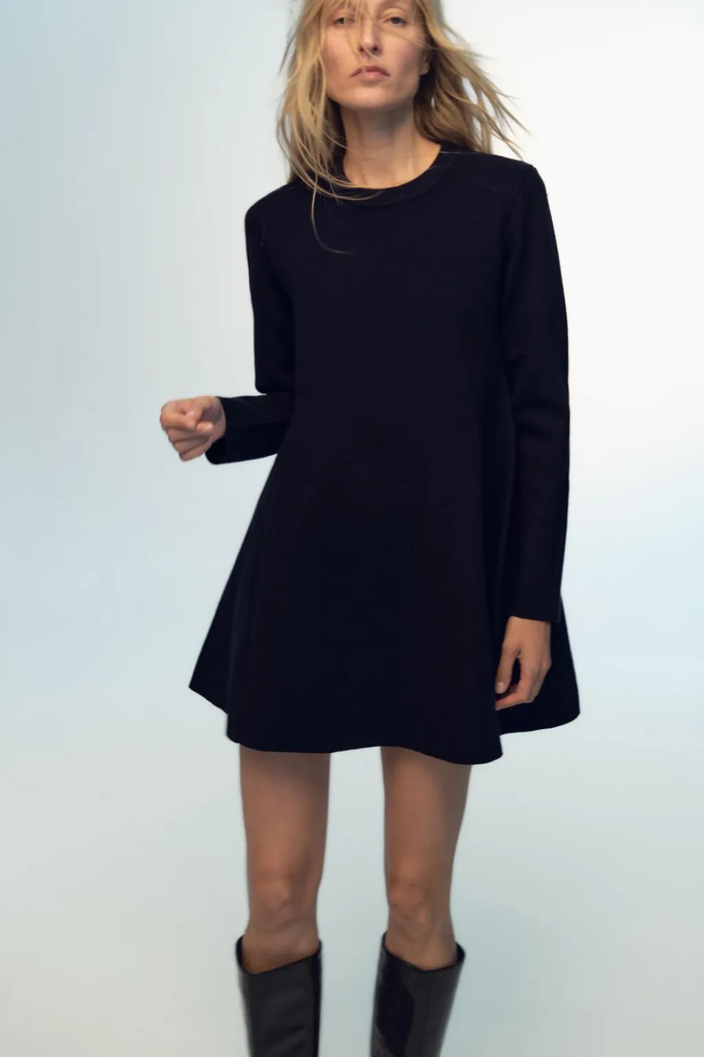 Hot VESTIDO MINI PUNTO LISO Mujer Vestidos|Cárdigan / Jerséis