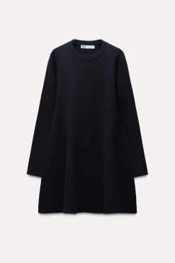 Hot VESTIDO MINI PUNTO LISO Mujer Vestidos|Cárdigan / Jerséis