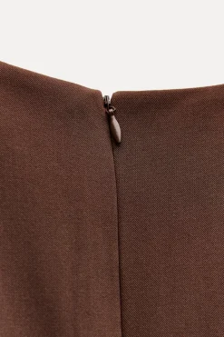 Fashion VESTIDO MINI TABLAS Mujer Vestidos