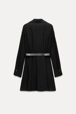 Discount VESTIDO MINI TACHAS CINTURÓN Mujer Vestidos