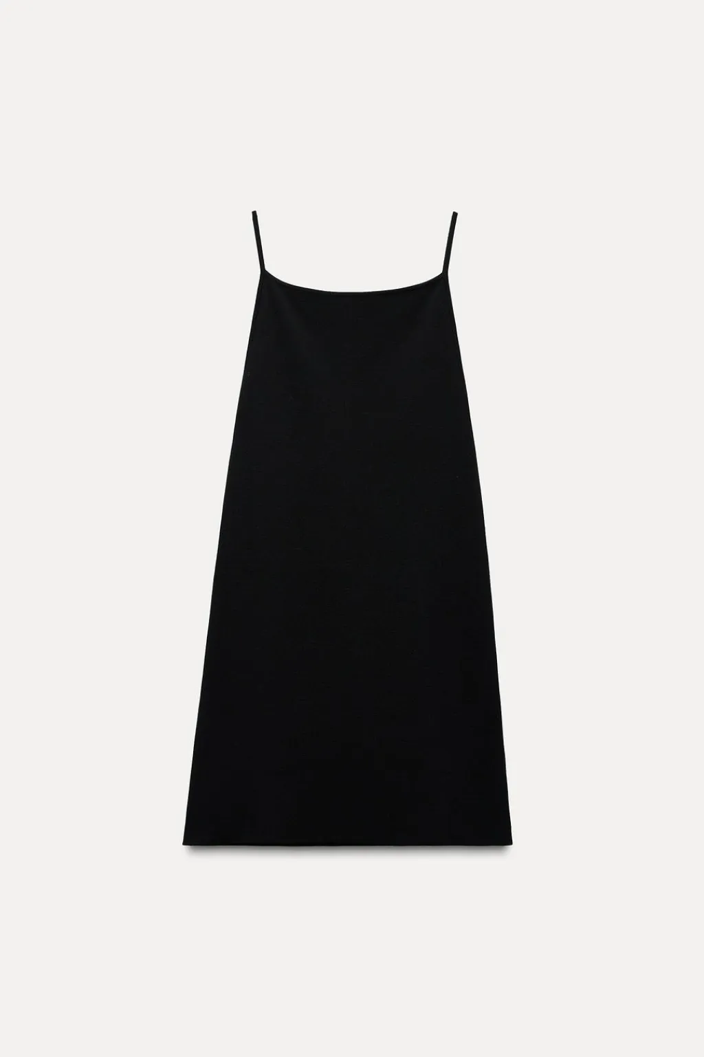 Fashion VESTIDO MINI TIRANTES PUNTO Mujer Vestidos|Cárdigan / Jerséis