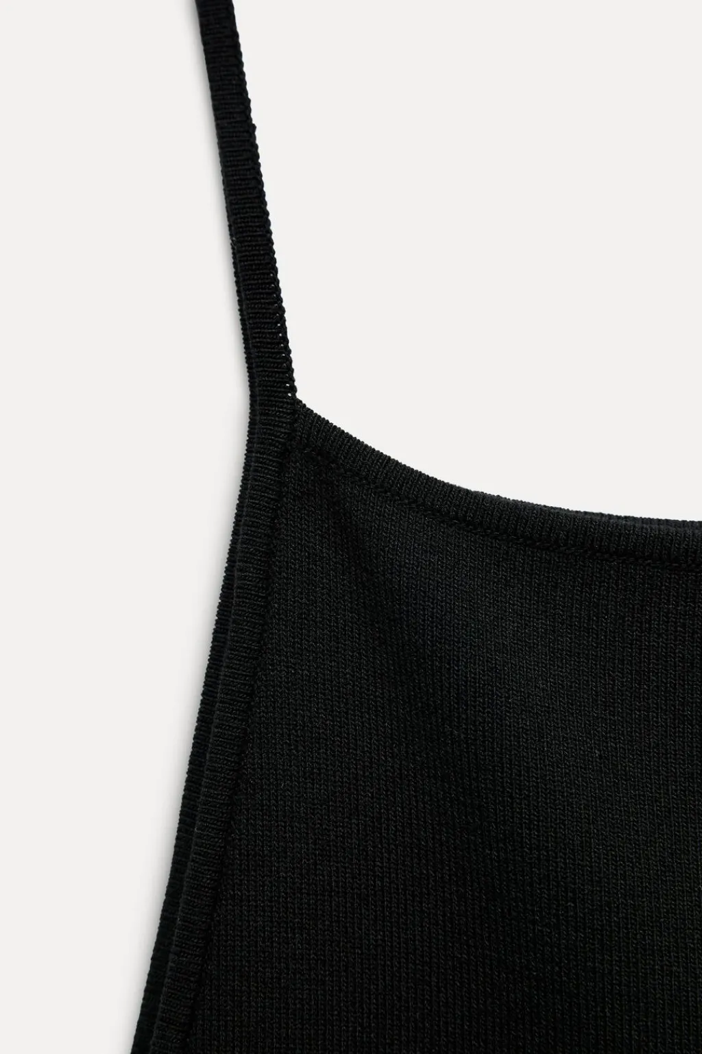 Fashion VESTIDO MINI TIRANTES PUNTO Mujer Vestidos|Cárdigan / Jerséis