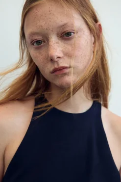 Hot VESTIDO MINI TRABILLAS LATERALES Mujer Vestidos