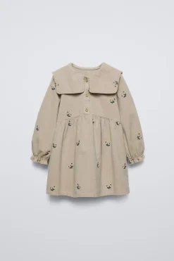 Niños ZARA 1½ - 6 Años·Vestidos / Petos|6 - 18 Meses·Vestidos / Monos<VESTIDO PANA