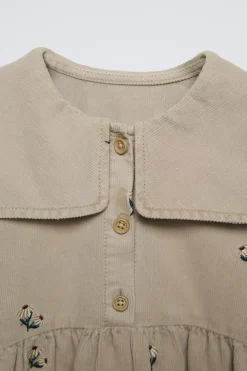 Niños ZARA 1½ - 6 Años·Vestidos / Petos|6 - 18 Meses·Vestidos / Monos<VESTIDO PANA