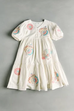 Niños ZARA 6 - 14 Años·Vestidos / Monos<VESTIDO PARCHES PATCHWORK - SEA NY