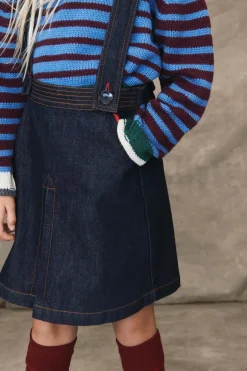 Niños ZARA 6 - 14 Años·Vestidos / Monos<VESTIDO PICHI DENIM ONDAS LIMITED EDITION