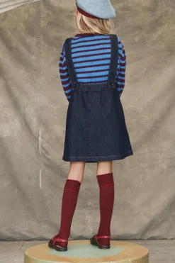 Niños ZARA 6 - 14 Años·Vestidos / Monos<VESTIDO PICHI DENIM ONDAS LIMITED EDITION