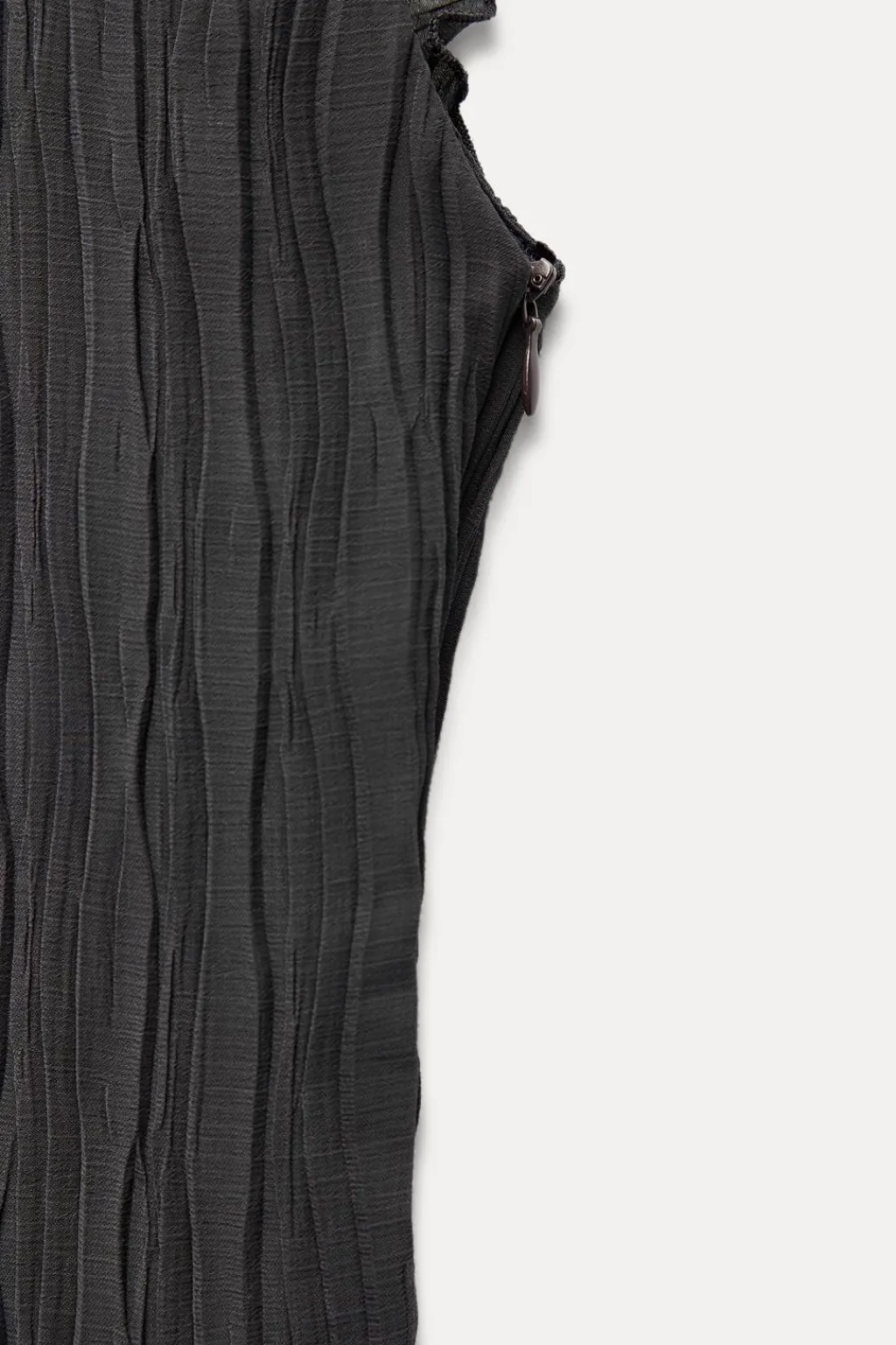 Online VESTIDO PLISADO VOLANTES Mujer Vestidos